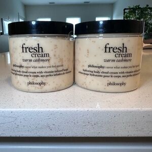 Philosophy Fresh Cream Warm Cashmere Body Cream - 16 fl oz each